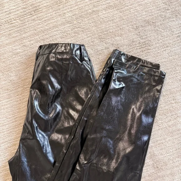 I.AM.GIA Nikole Black Faux Leather Pants Size: Large - Picture 14 of 16